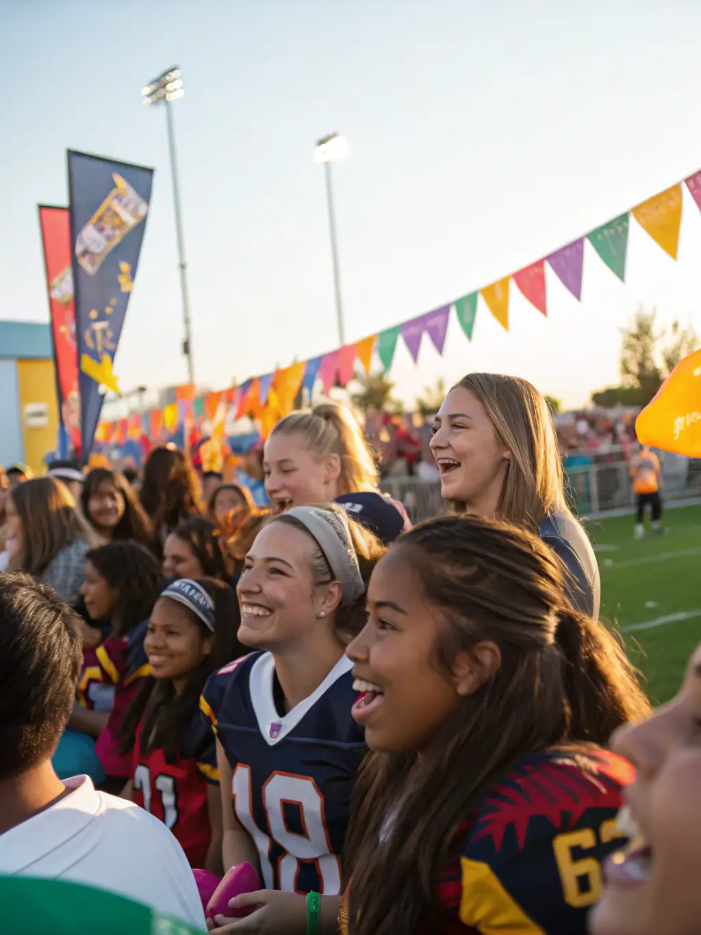 Image of a local football event organized by the club, showing community participation and engagement.